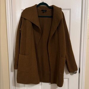 Ann Taylor Warm Brown Knit Cardigan